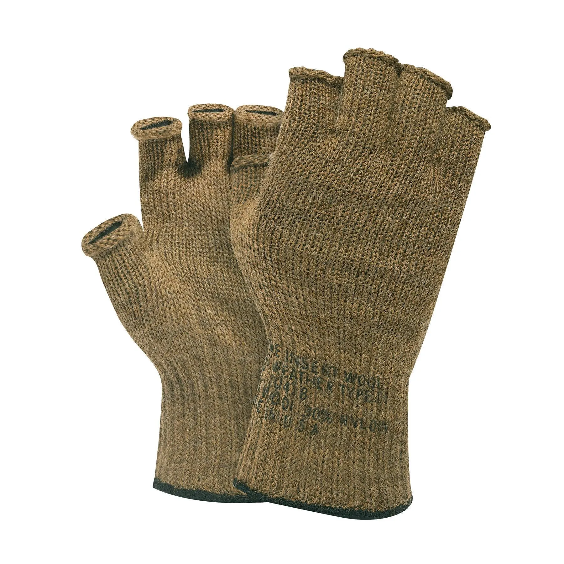 Fingerless Wool Gloves - Image 4