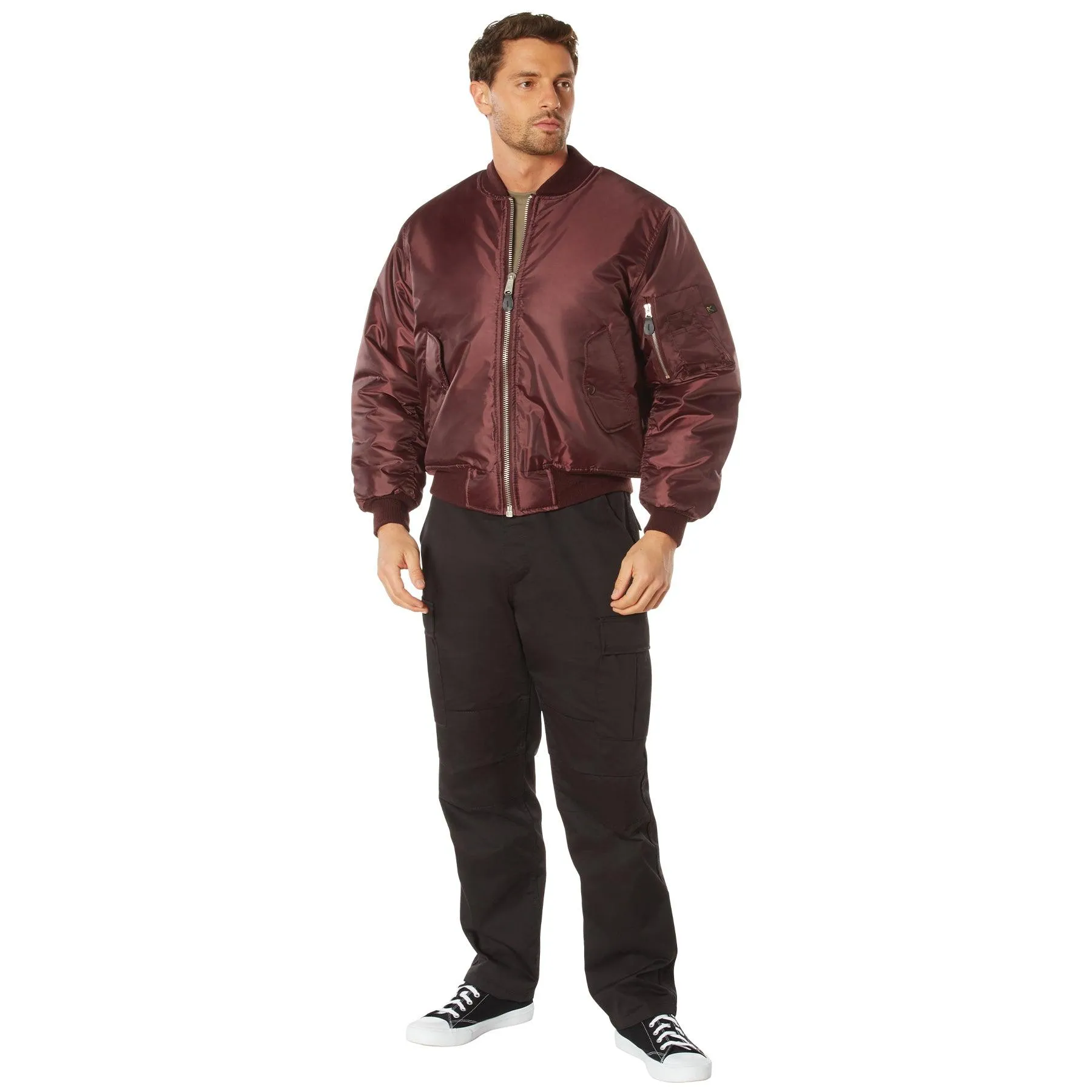 Men's Classic MA-1 Nylon Flight Jacket - Image 10