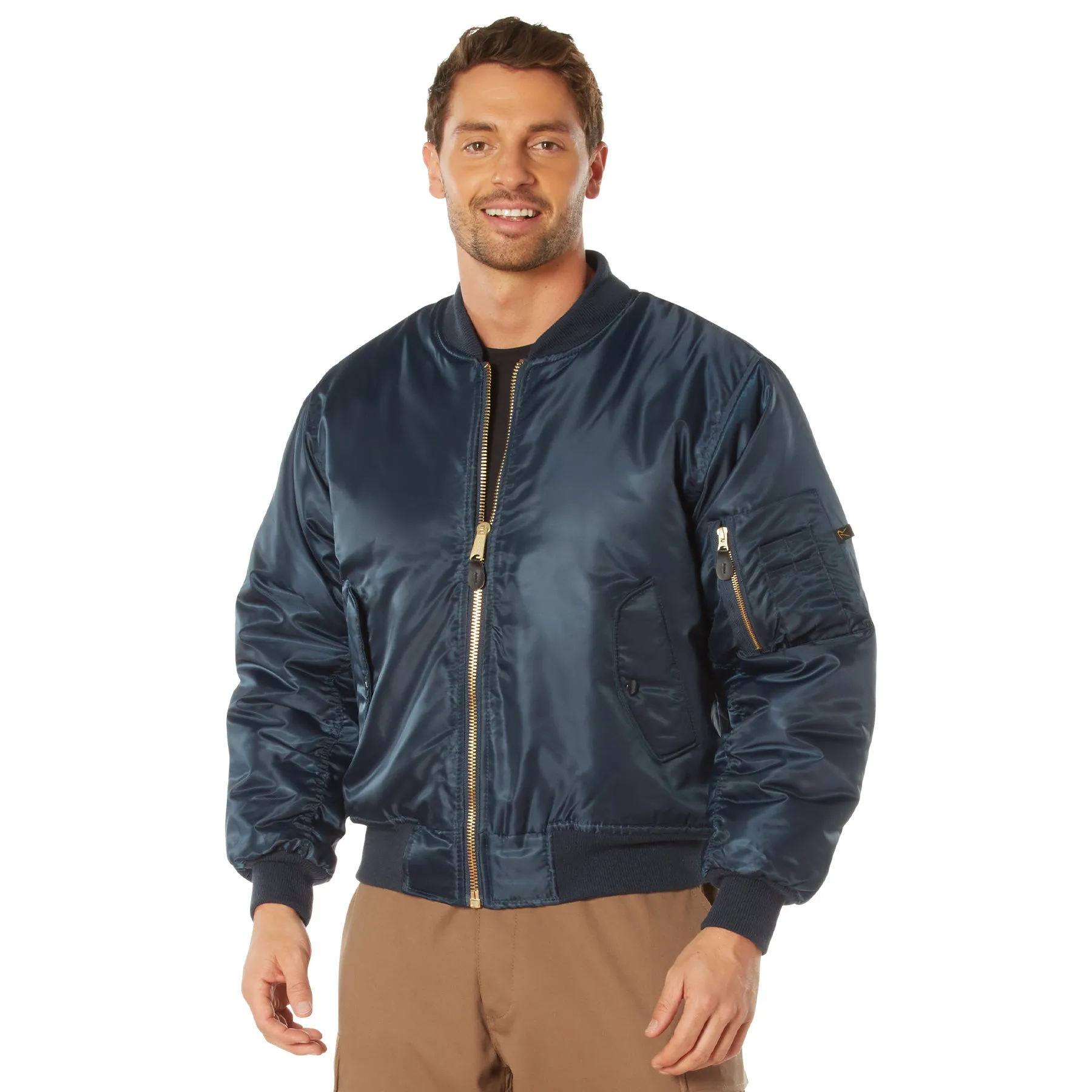 Men's Classic MA-1 Nylon Flight Jacket - Image 15