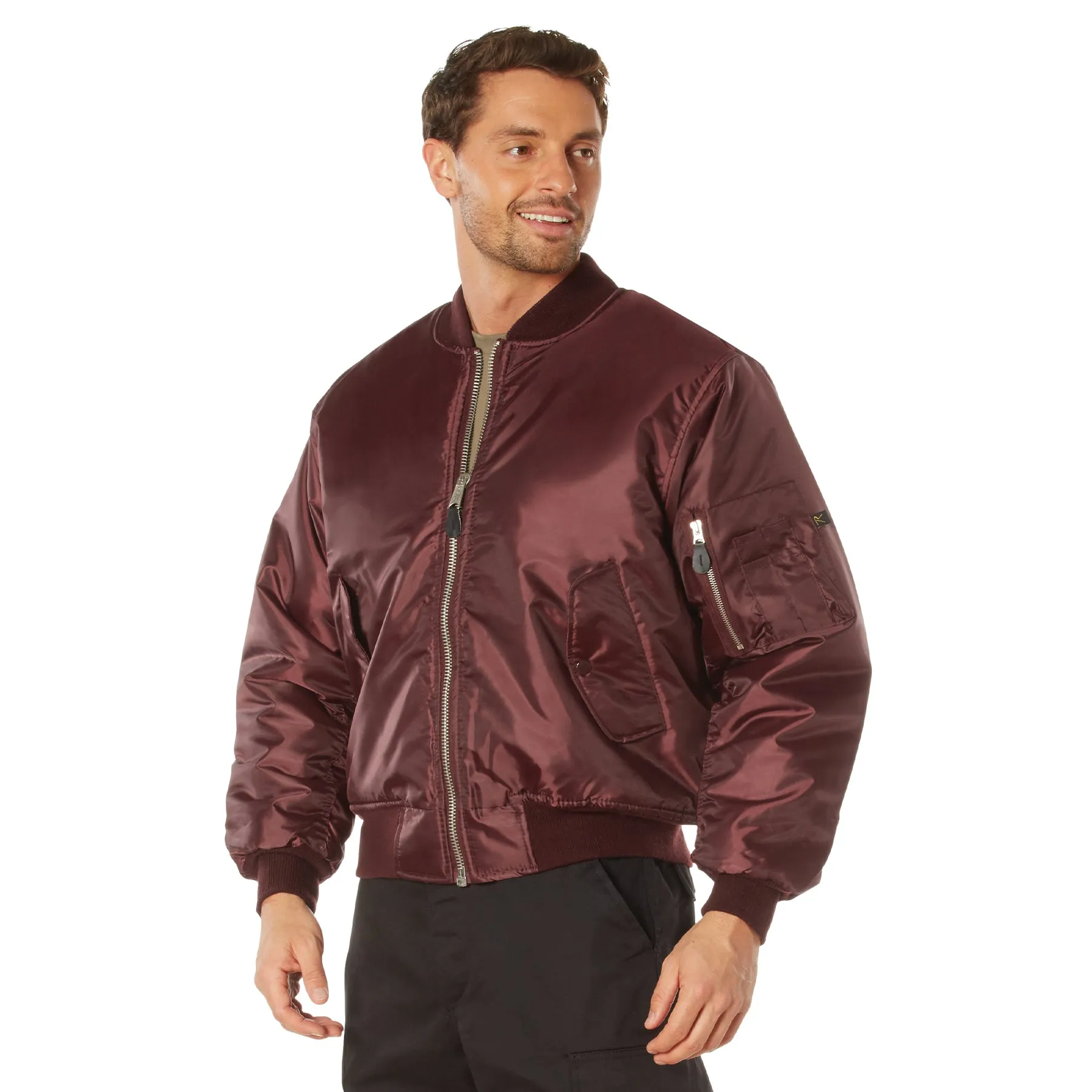 Men's Classic MA-1 Nylon Flight Jacket - Image 16