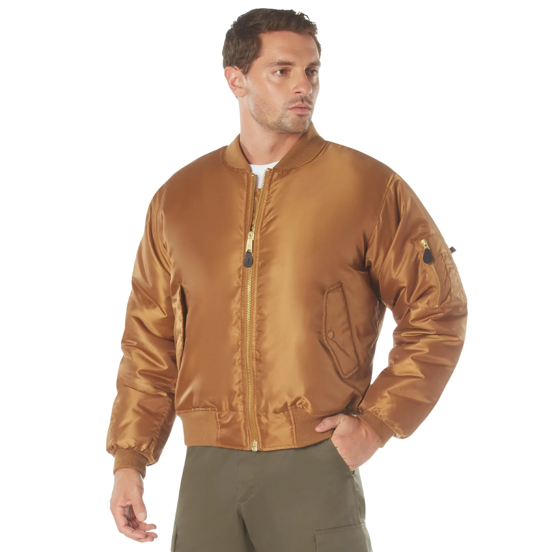 Men's Classic MA-1 Nylon Flight Jacket - Image 19