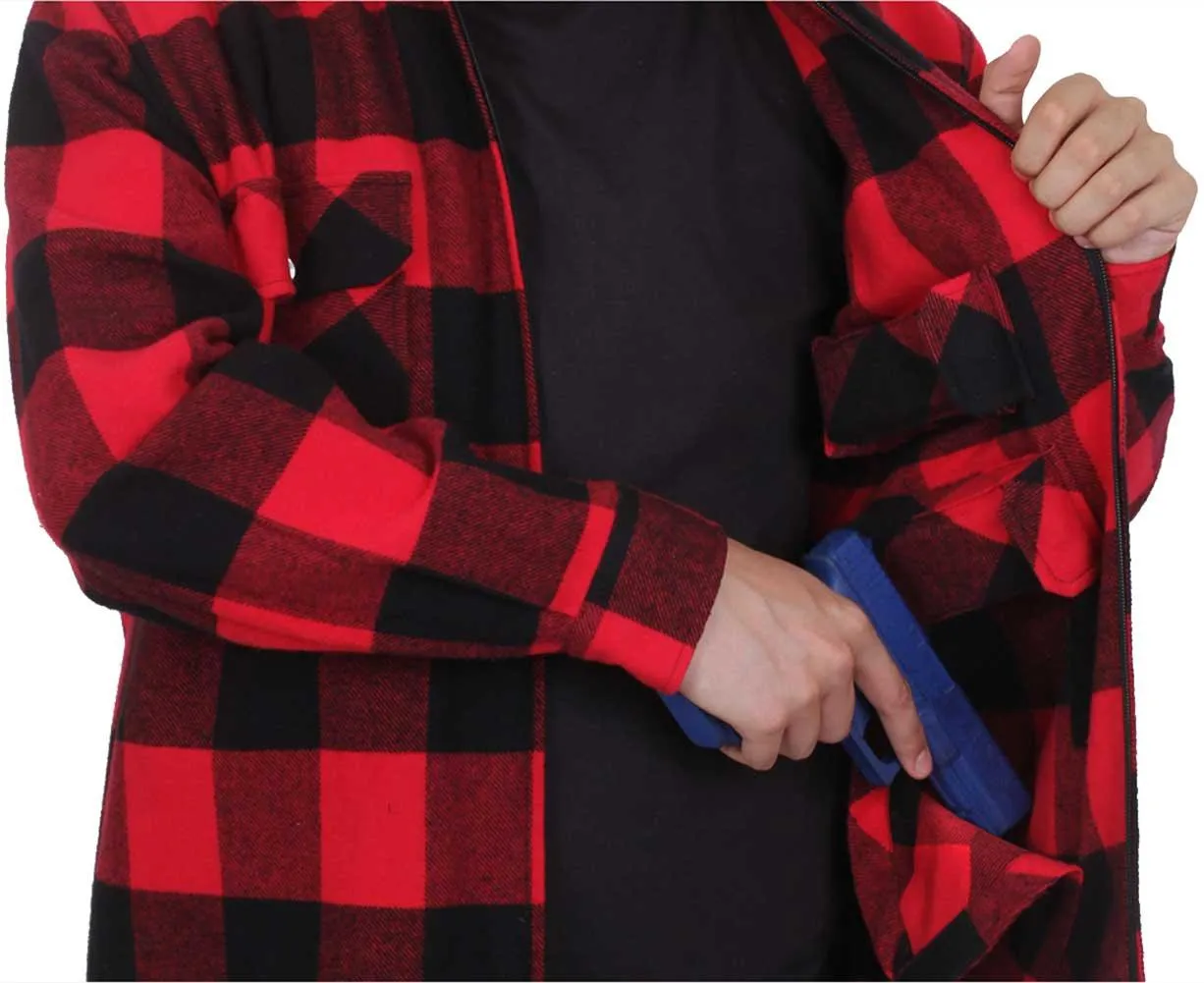 Men's Concealed Carry Flannel Shirt - Image 6