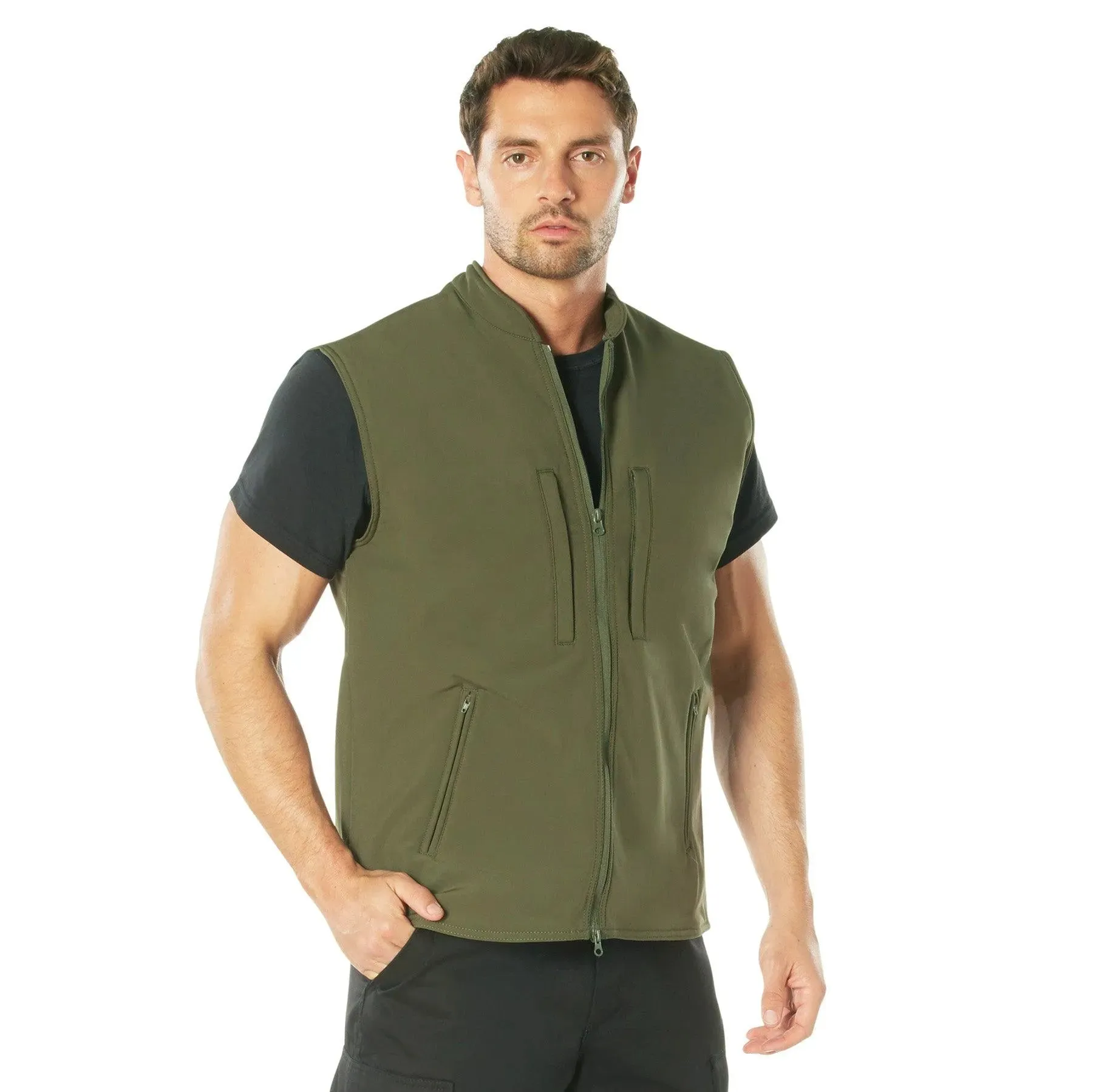 Men's Concealed Carry Soft Shell Vest