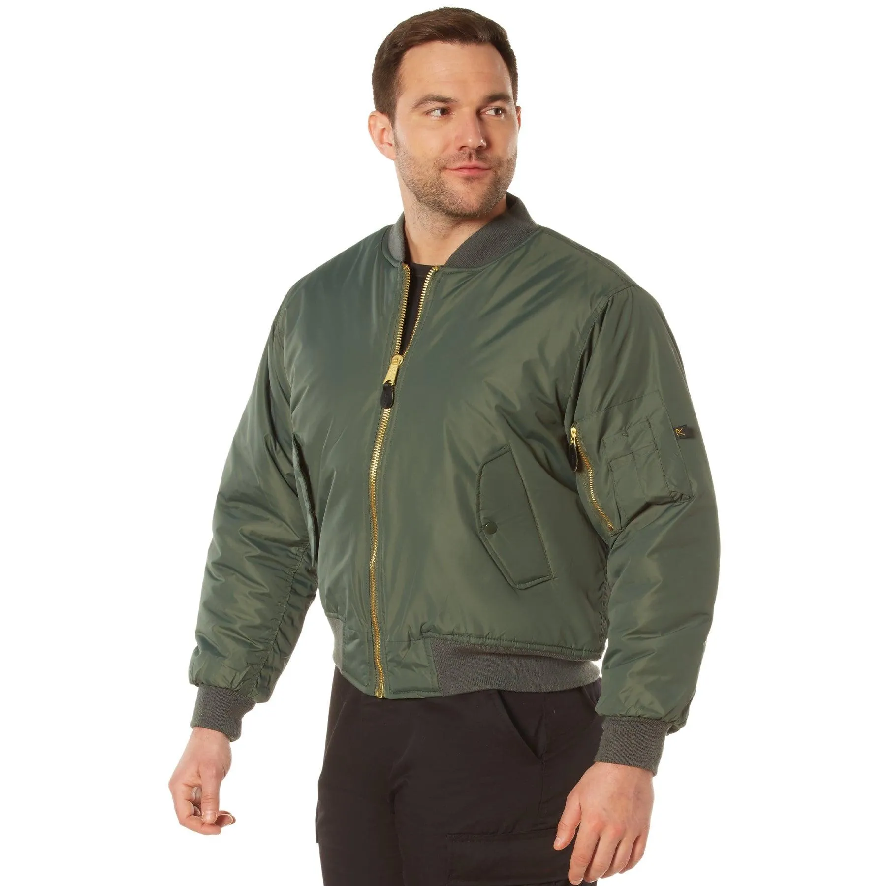 Men's Enhanced MA-1 Nylon Flight Jacket - Image 6
