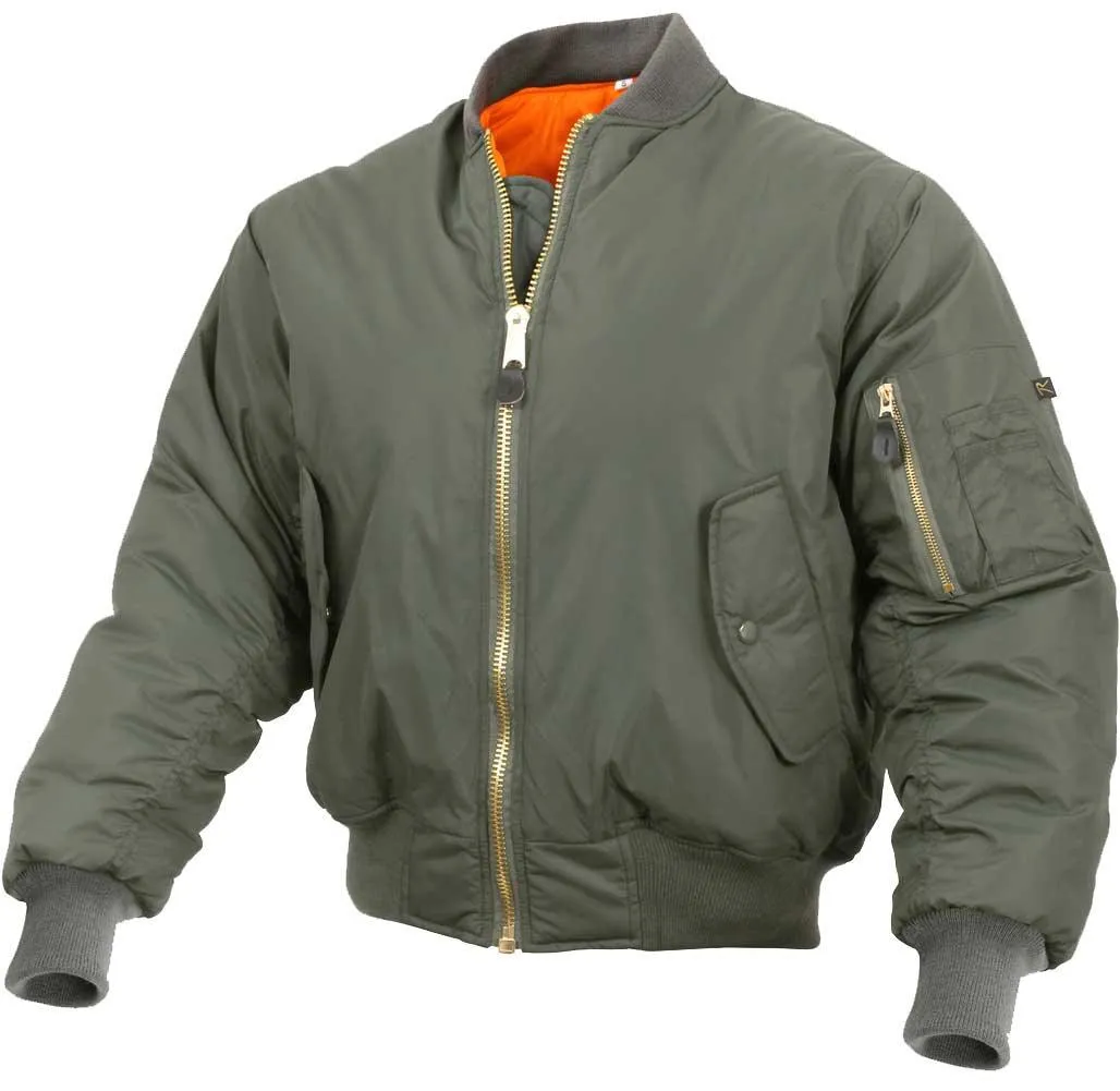 Men's Enhanced MA-1 Nylon Flight Jacket - Image 8