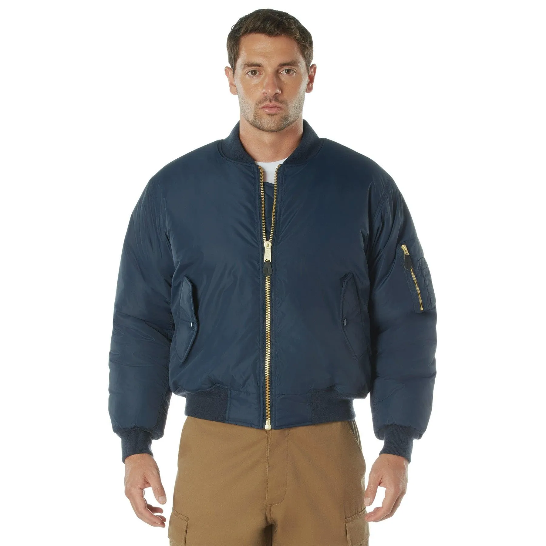 Men's Enhanced MA-1 Nylon Flight Jacket - Image 9