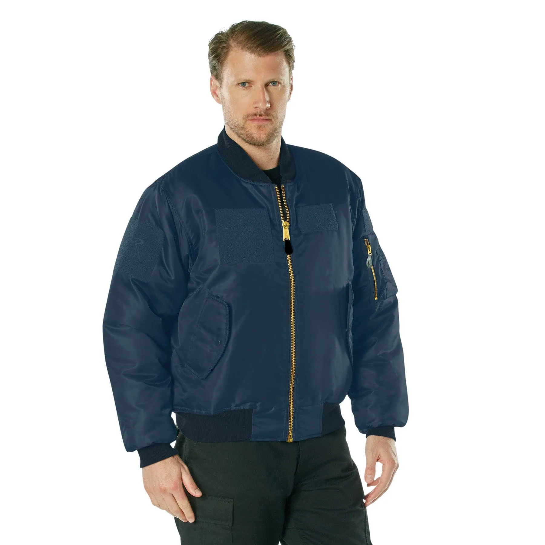 Men's MA-1 Flight Jacket with Patches - Image 25
