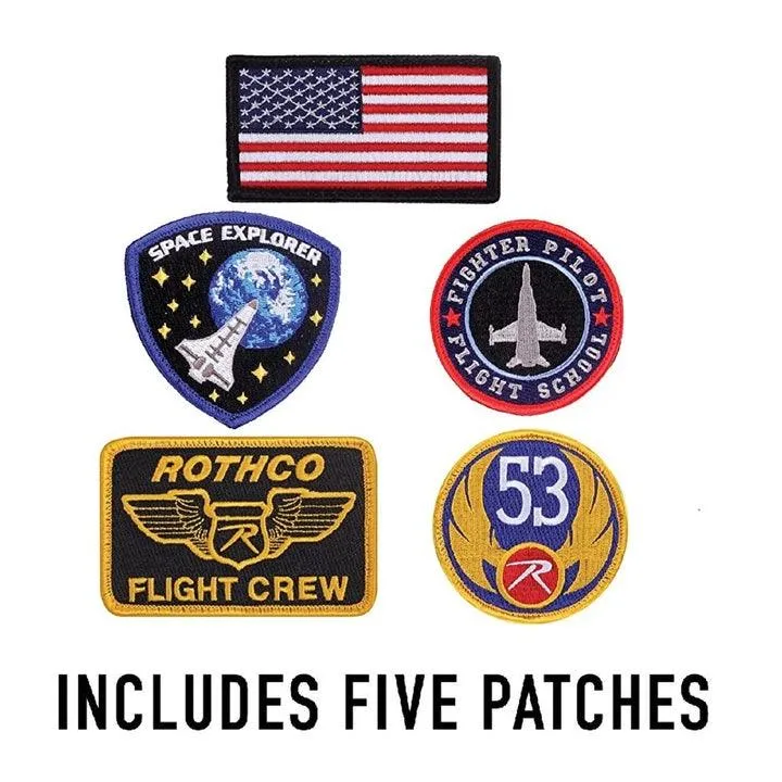 Men's MA-1 Flight Jacket with Patches - Image 28