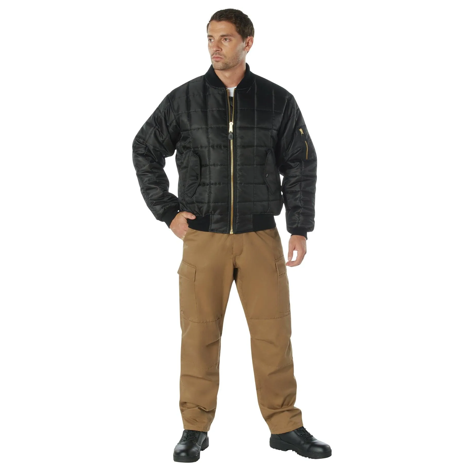 Men's Quilted MA-1 Flight Jacket