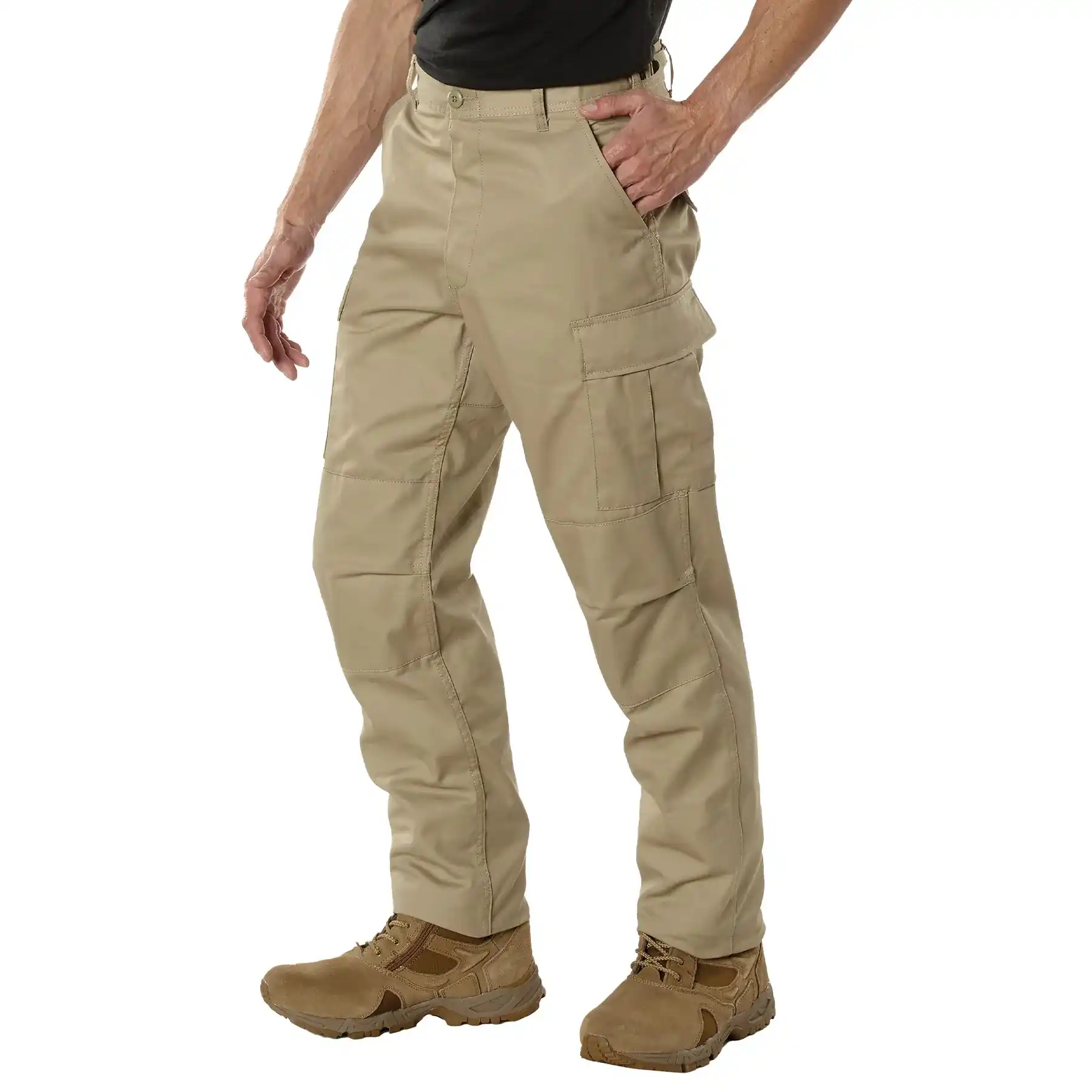 Men's Relaxed Fit Zipper Fly BDU Pants - Image 10
