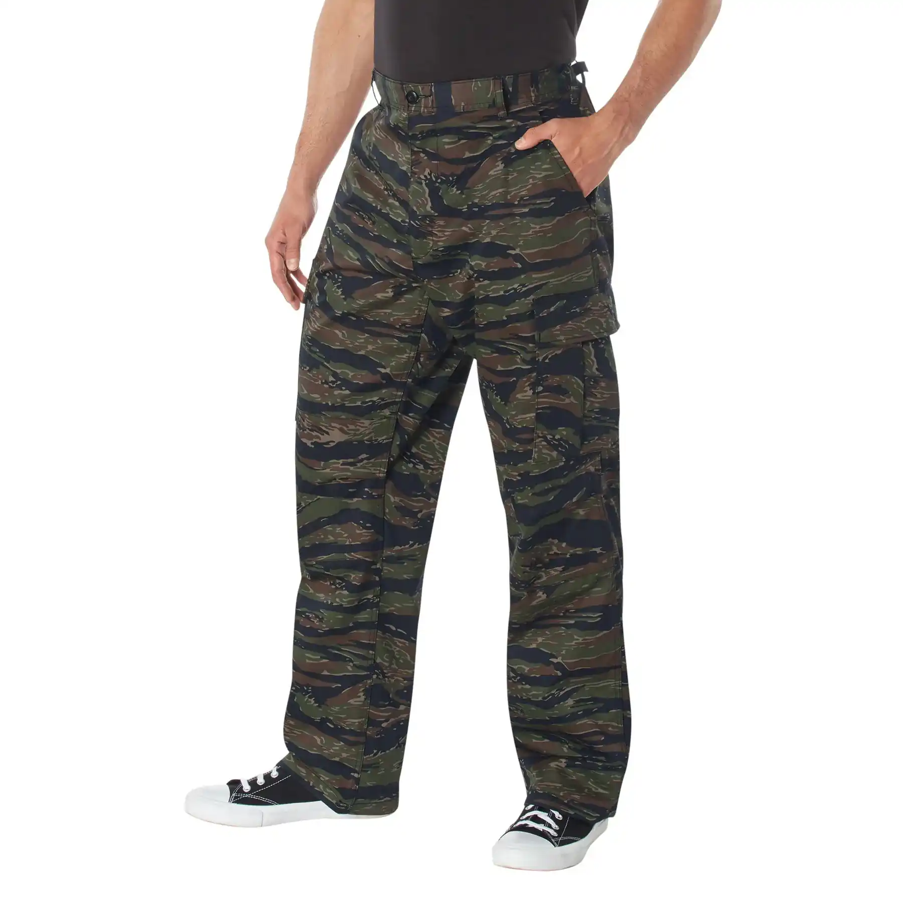 Men's Relaxed Fit Zipper Fly BDU Pants - Image 24