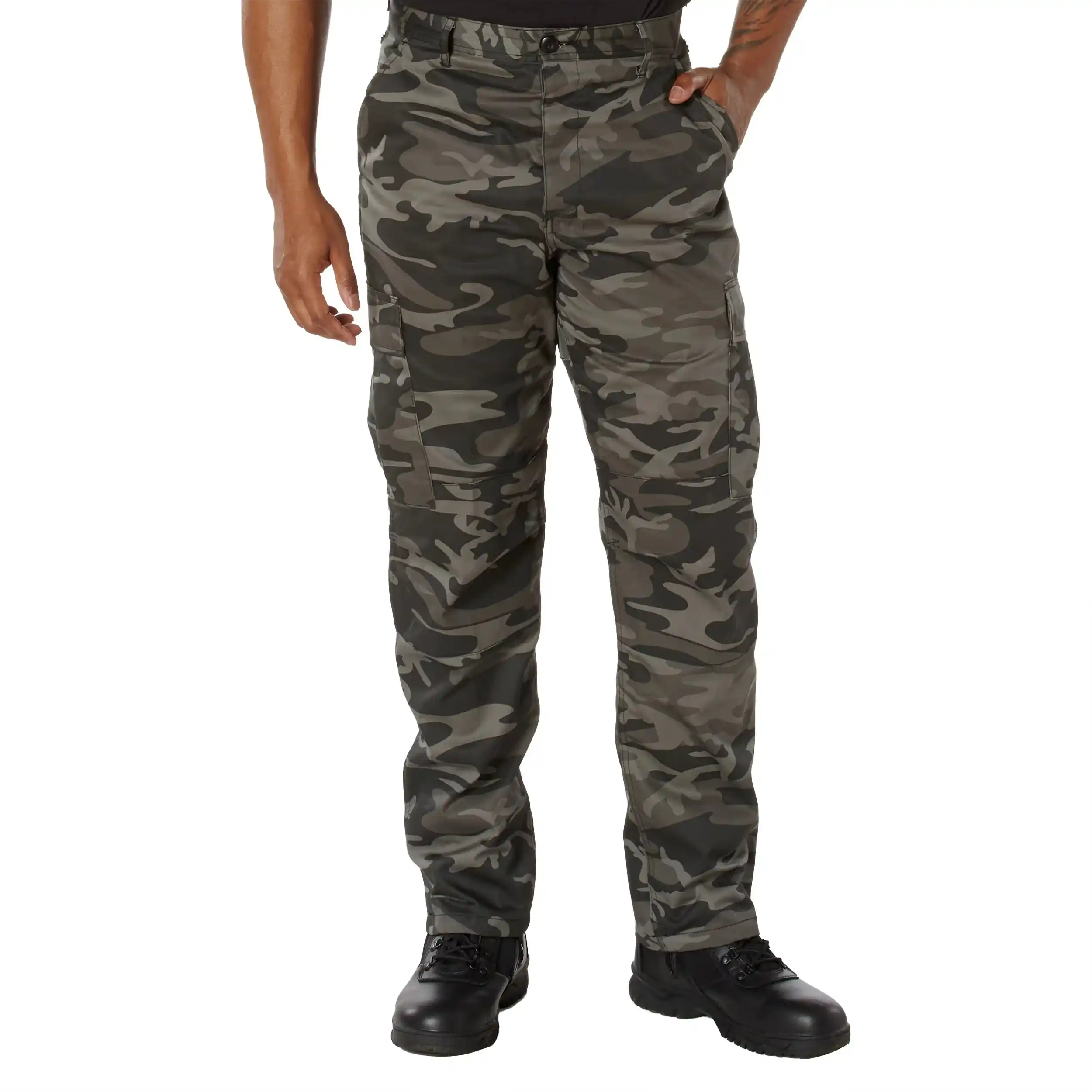 Men's Relaxed Fit Zipper Fly BDU Pants - Image 31