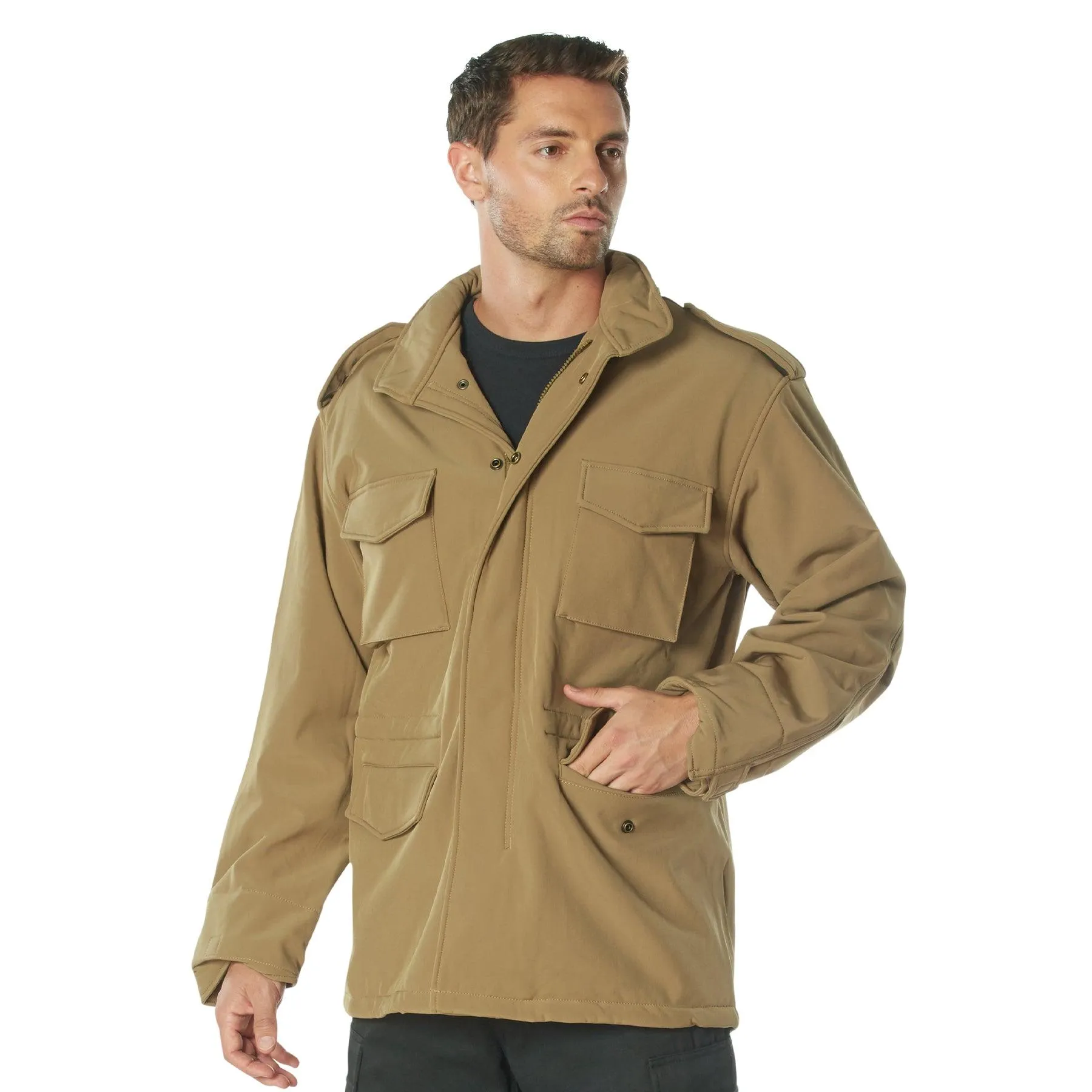 Men's Soft Shell Tactical M-65 Field Jacket - Image 4