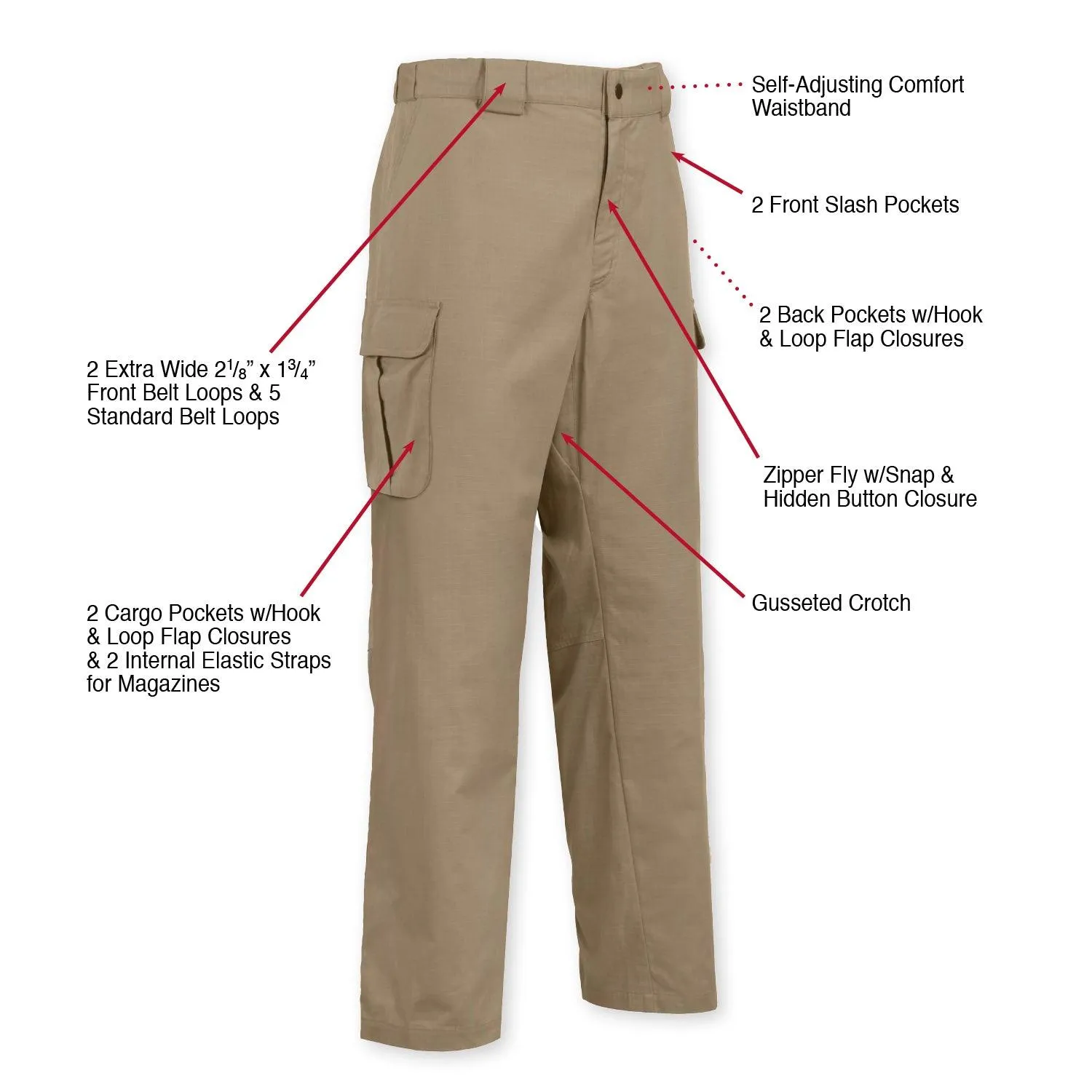 Men's Tactical 10-8 Lightweight Field Pants - Image 9