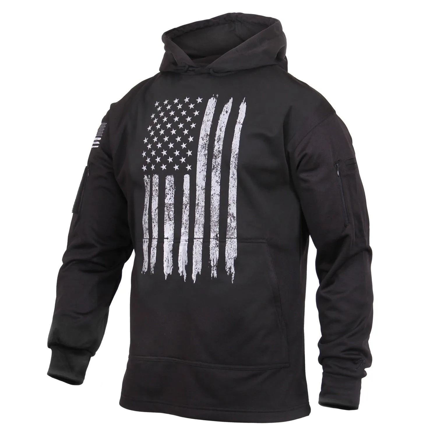 Men's US Flag Concealed Carry Hoodie