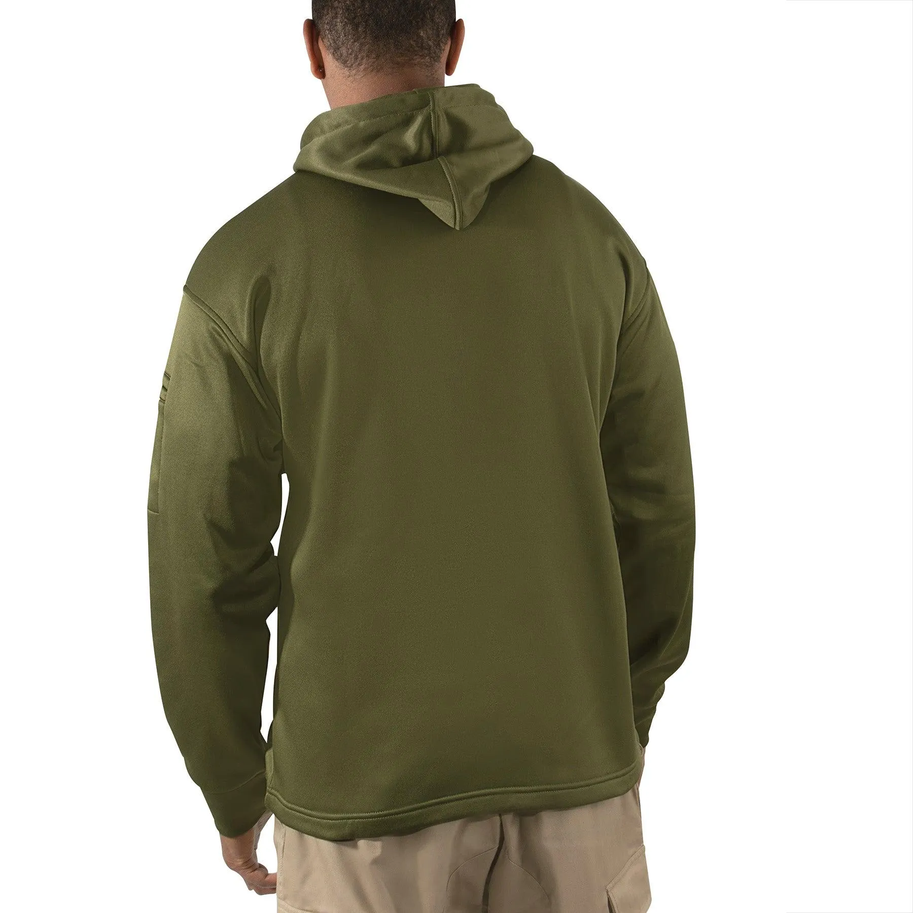 Men's Concealed Carry Hoodie — US Flag / USMC - Image 5