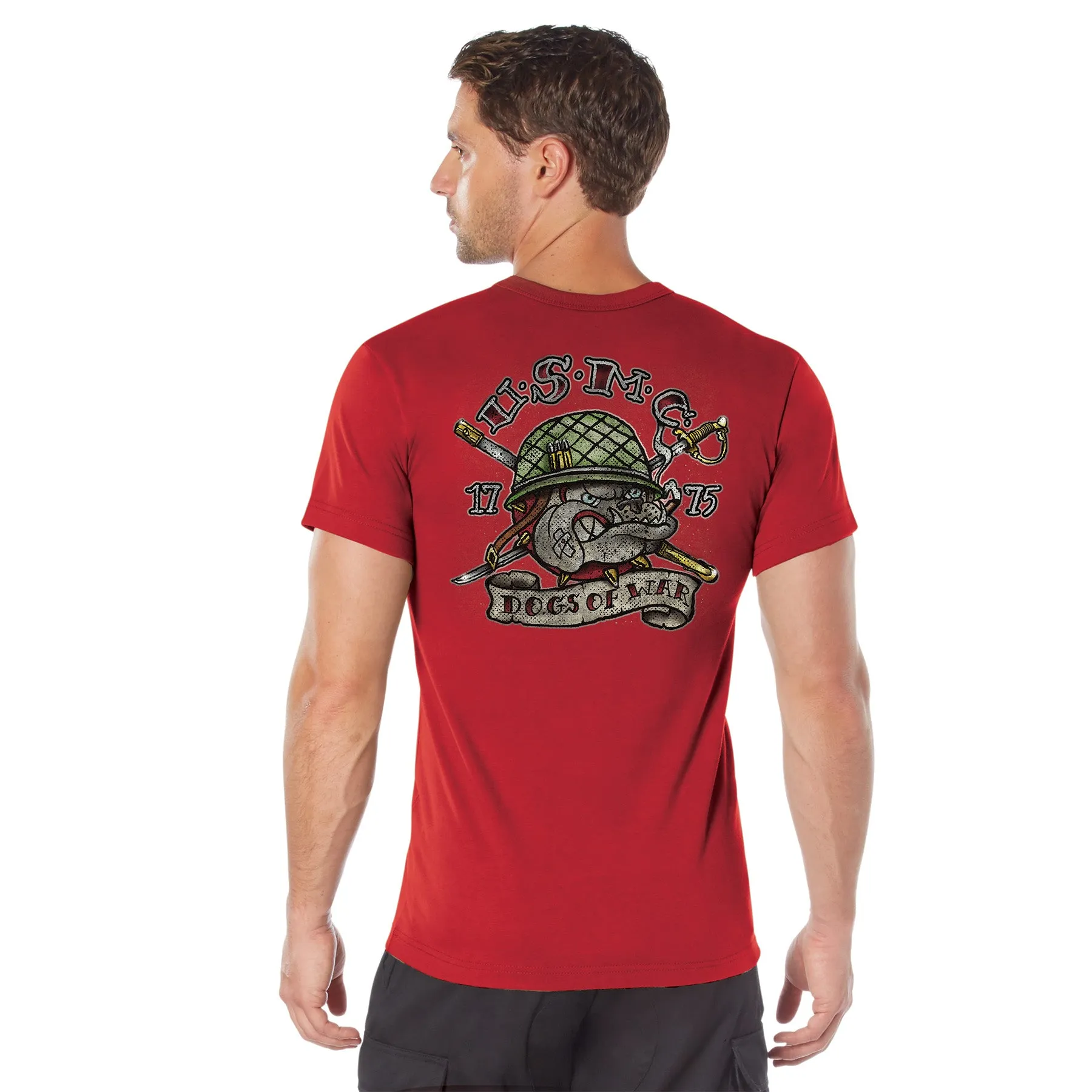 Men's USMC Dogs of War Graphic T-Shirt - Image 6