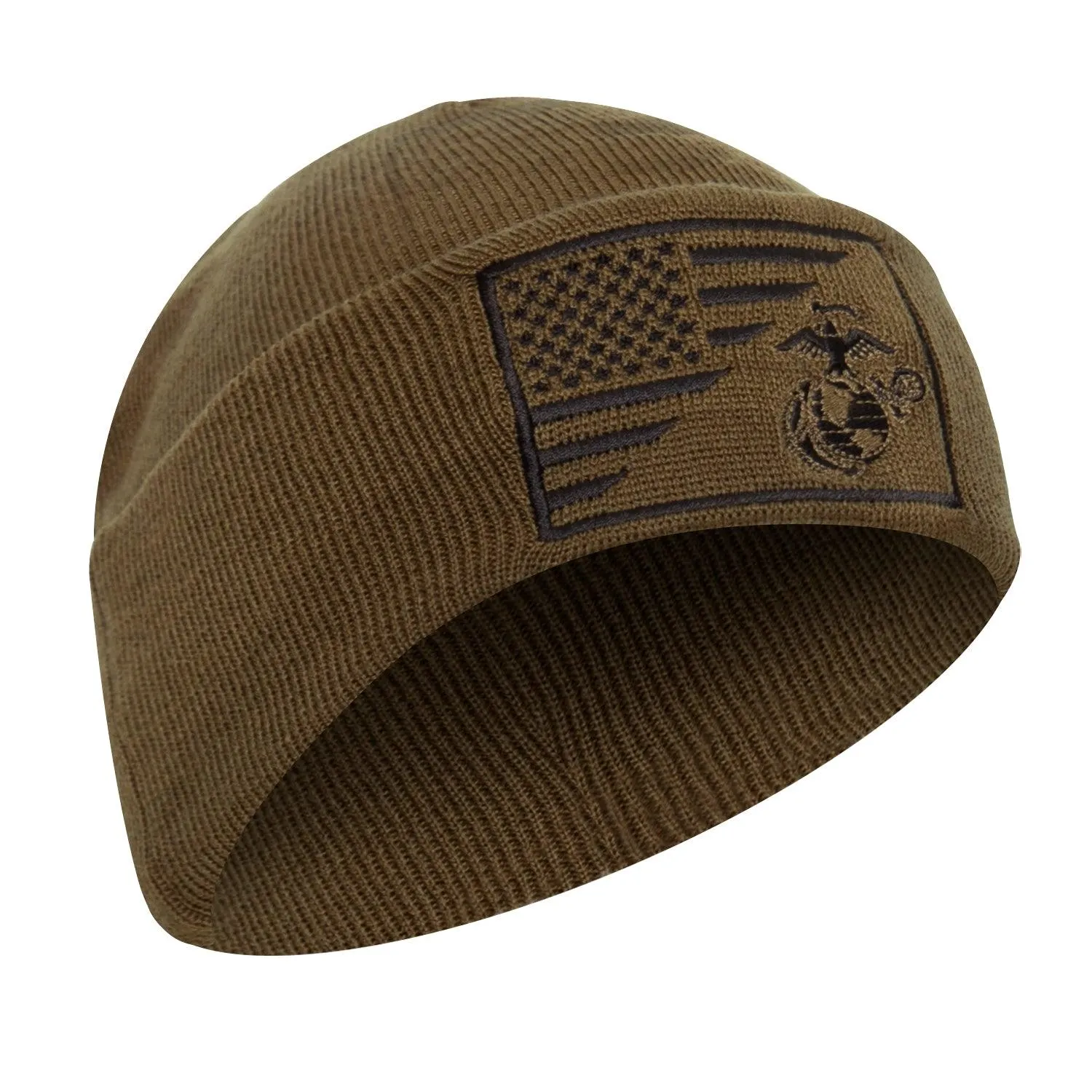 USMC Eagle Globe & Anchor Embroidered Watch Cap