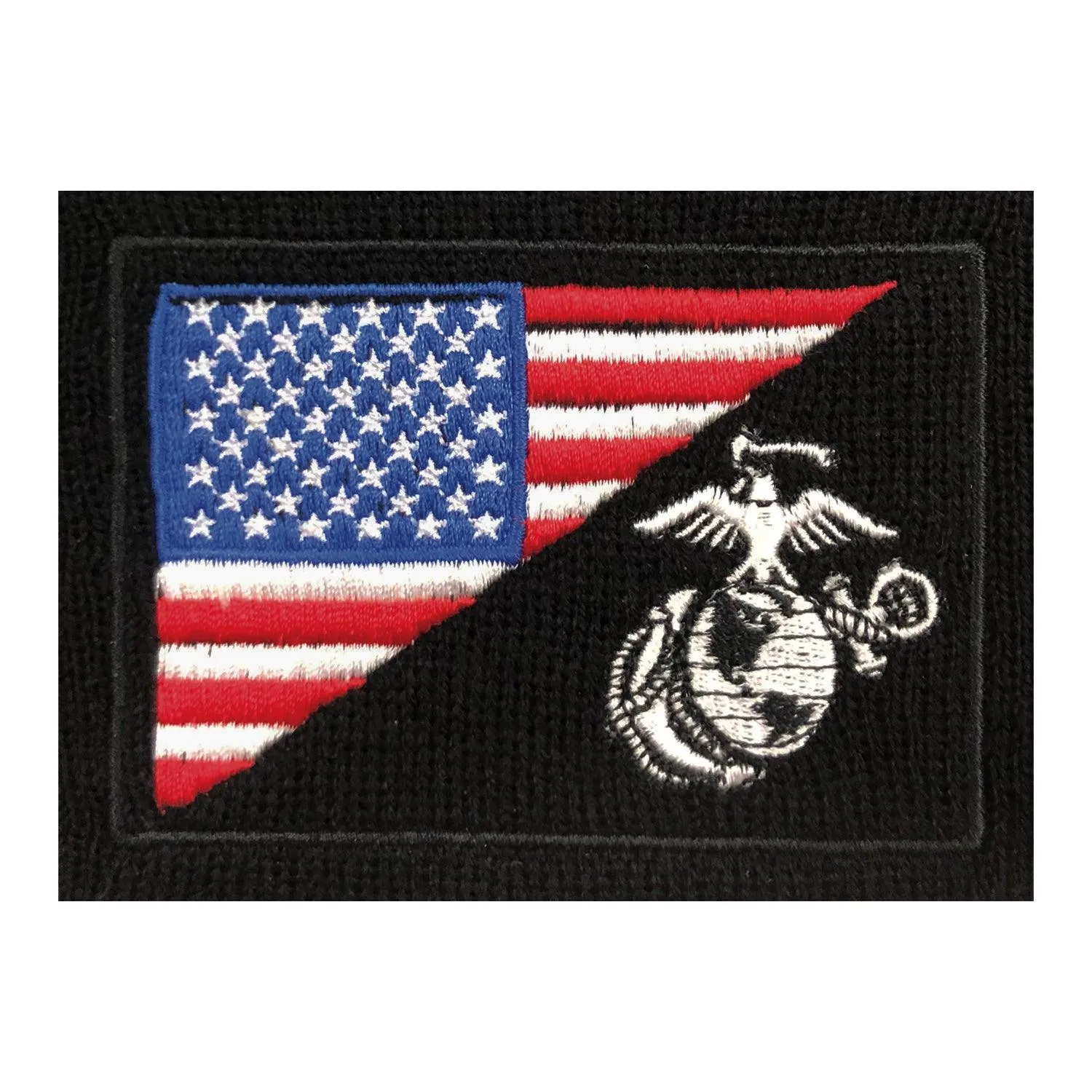 USMC Eagle Globe & Anchor Embroidered Watch Cap - Image 6