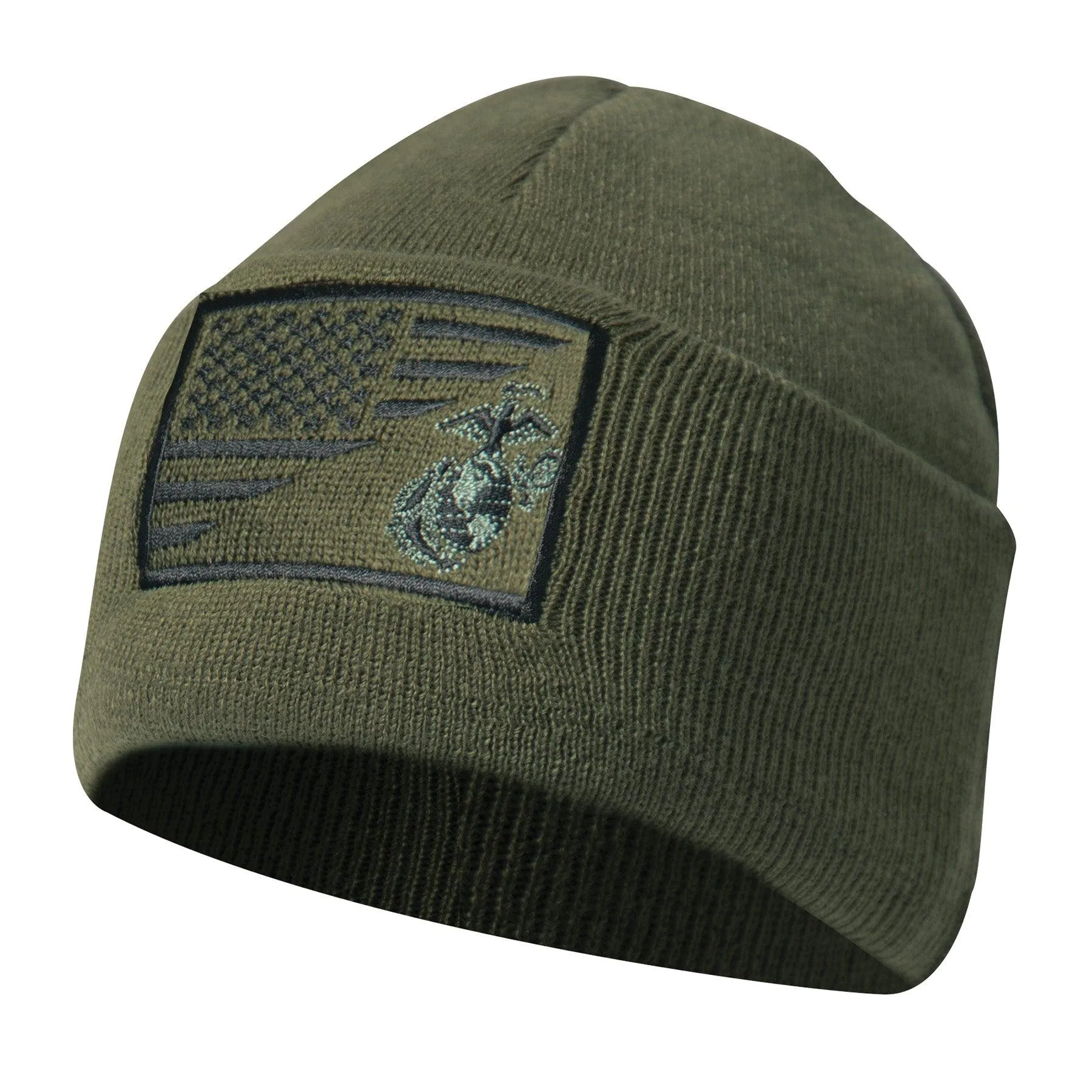 USMC Eagle Globe & Anchor Embroidered Watch Cap - Image 8