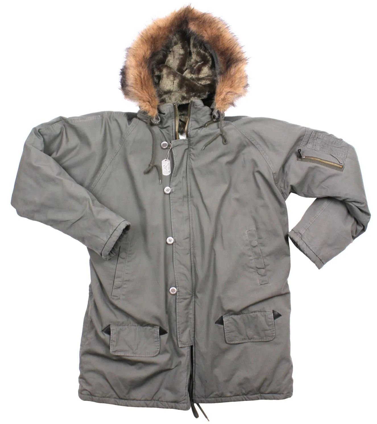 Men's Vintage N-3B Cold Weather Parka - Image 3