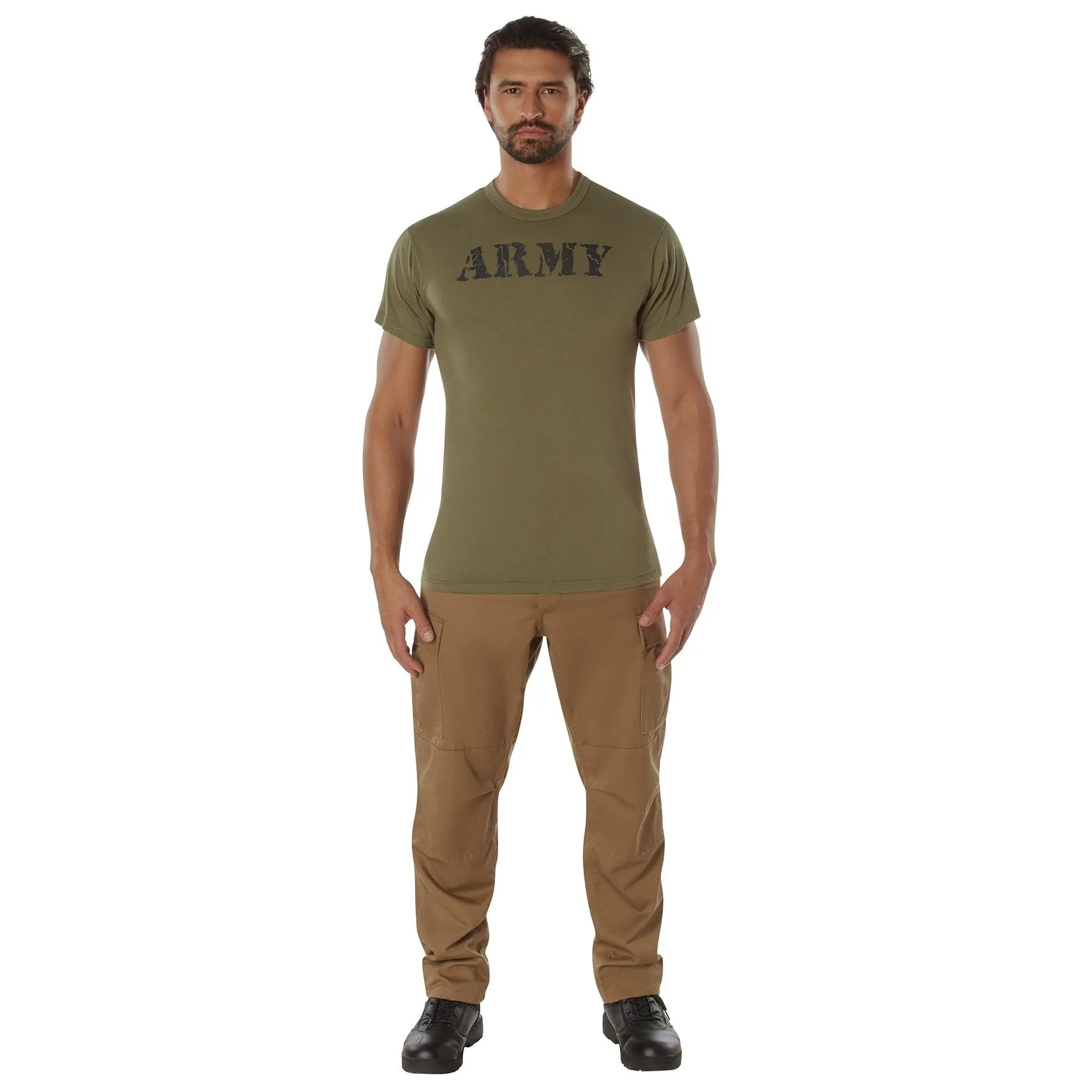 Men's Vintage Army T-Shirt - Image 4