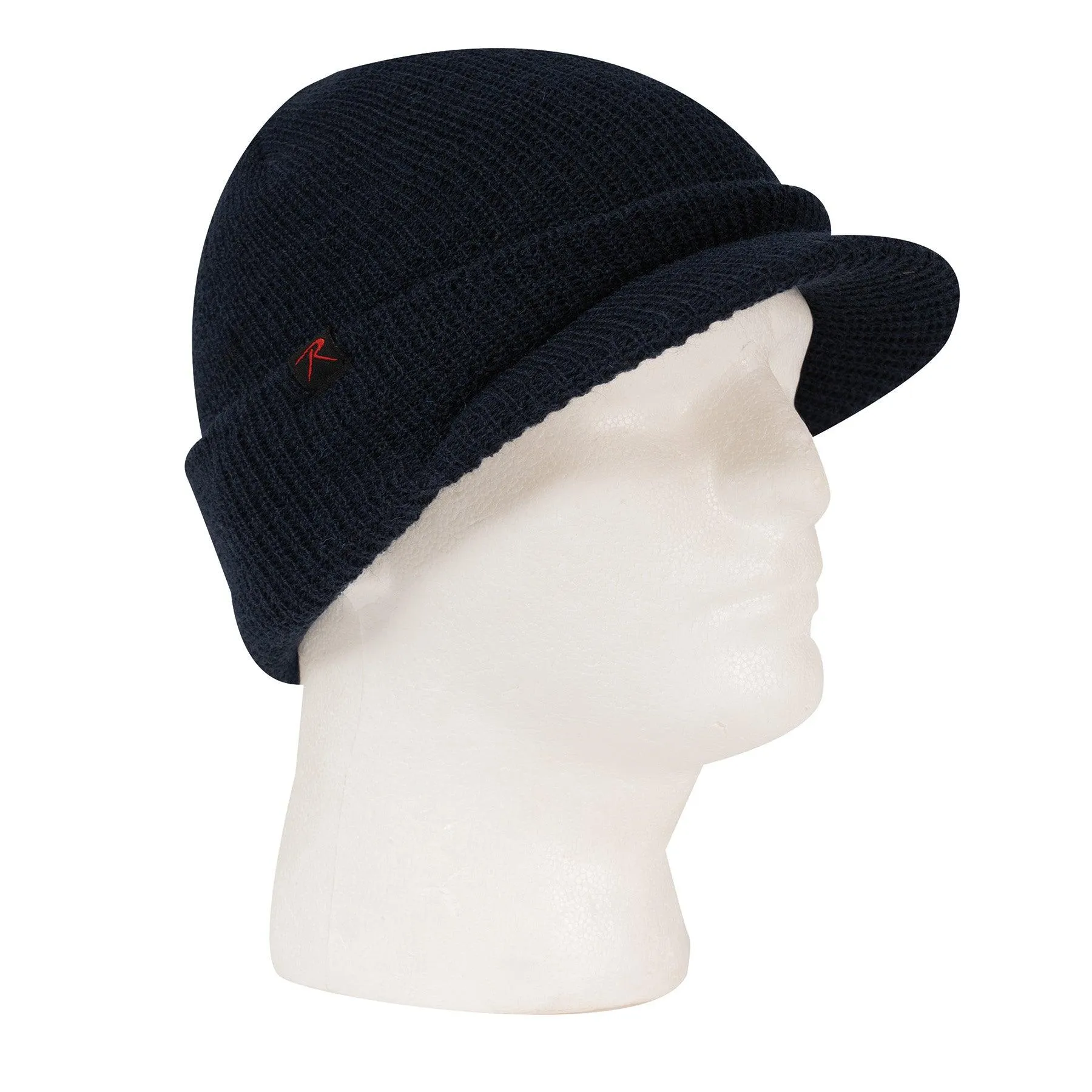 Military Watch Cap with Brim - Image 10