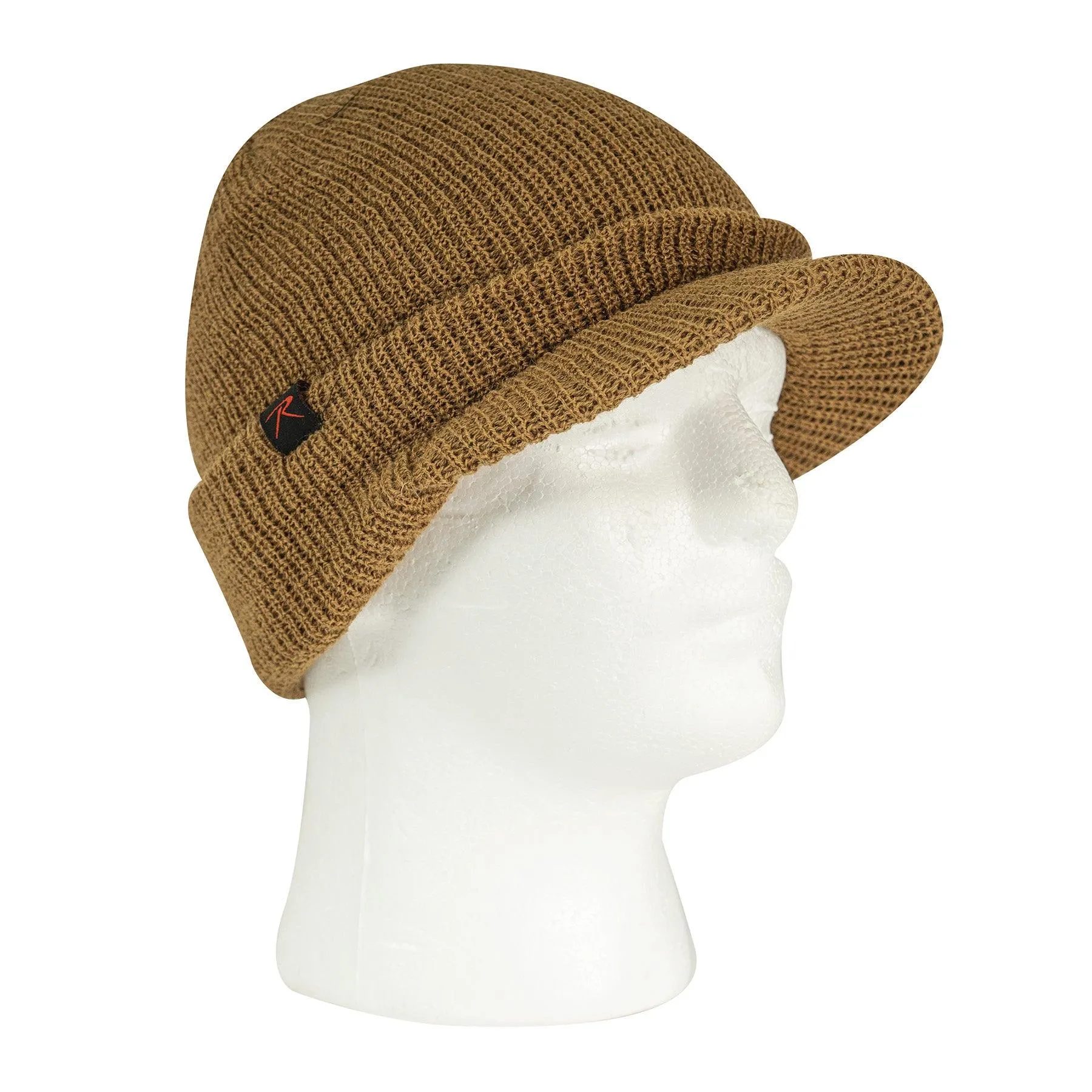 Military Watch Cap with Brim - Image 2