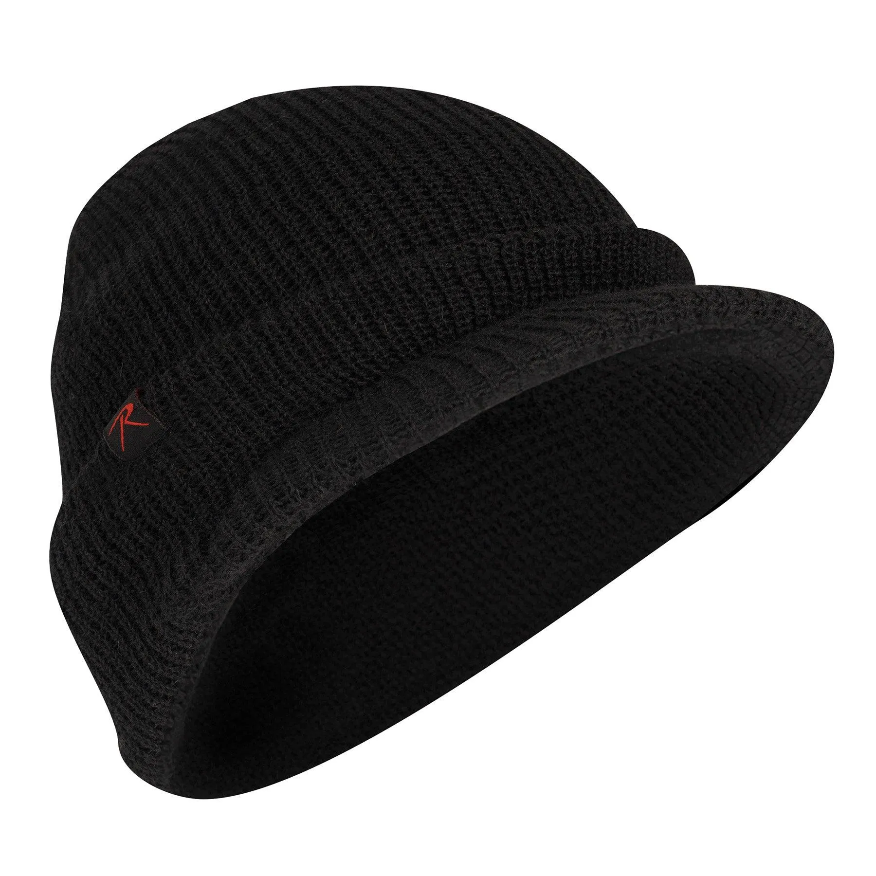 Military Watch Cap with Brim - Image 5