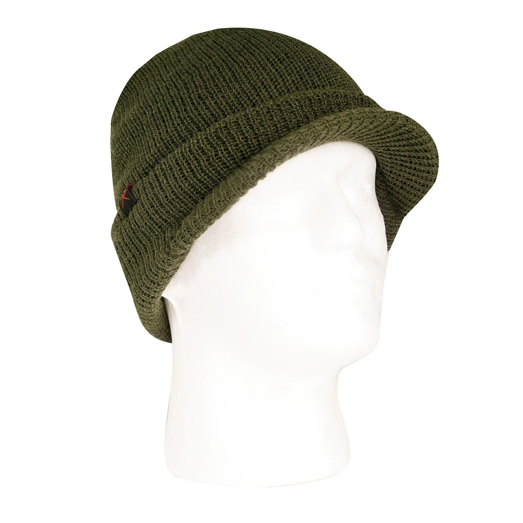 Military Watch Cap with Brim - Image 7
