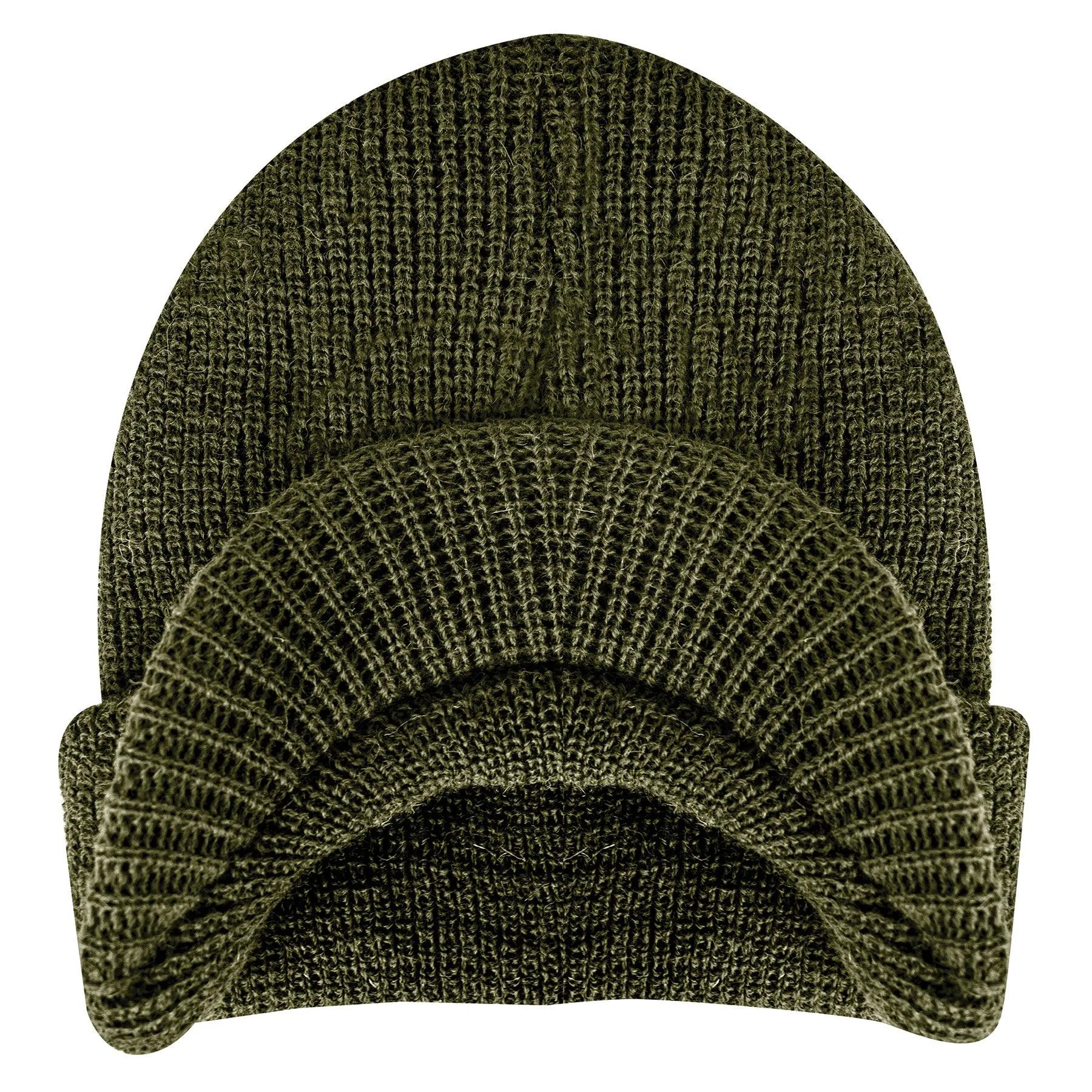 Military Watch Cap with Brim - Image 9