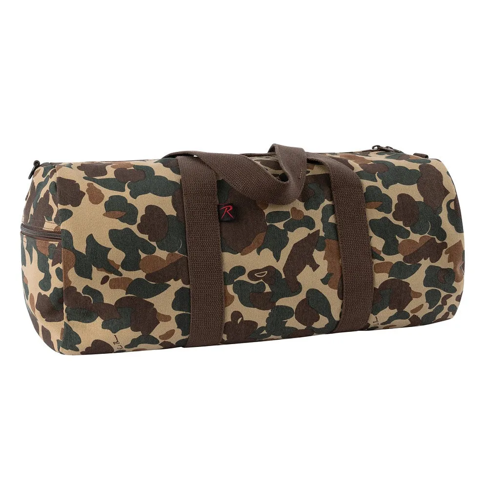 Bear Archery Fred Bear Camo Canvas Shoulder Duffle Bag