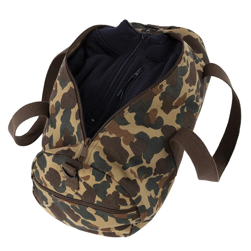 Bear Archery Fred Bear Camo Canvas Shoulder Duffle Bag - Image 6