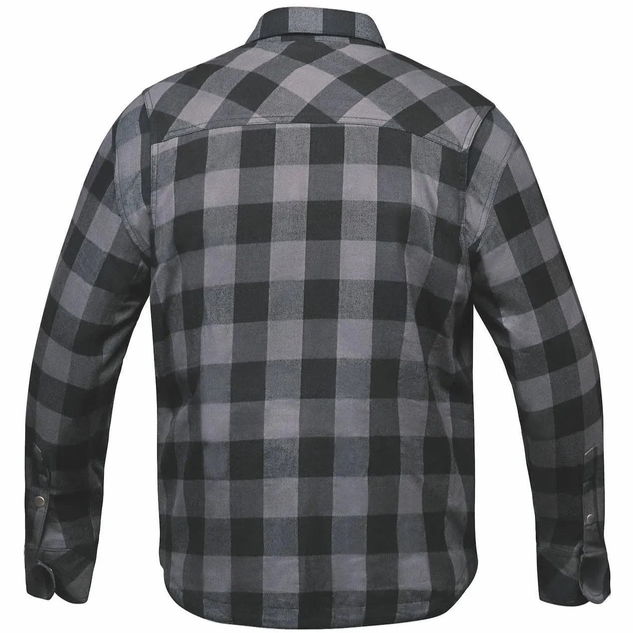 Sentry - Mens Black & Gray Armored Flannel - Image 3