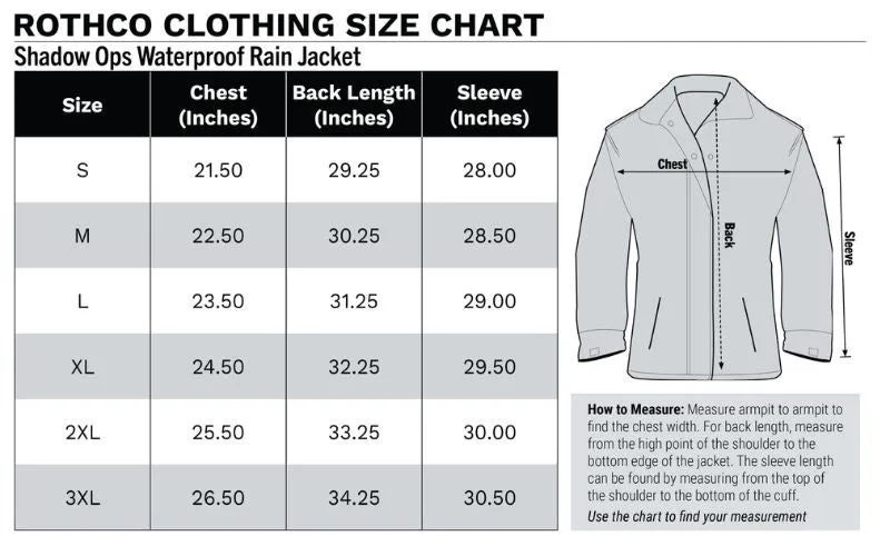 Men's Shadow Ops Waterproof Rain Jacket - Image 7
