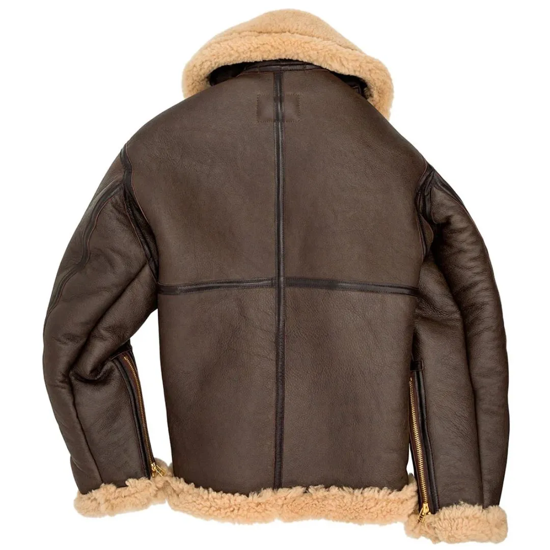 Cockpit USA Men's British R.A.F. Sheepskin Bomber Jacket - Image 3