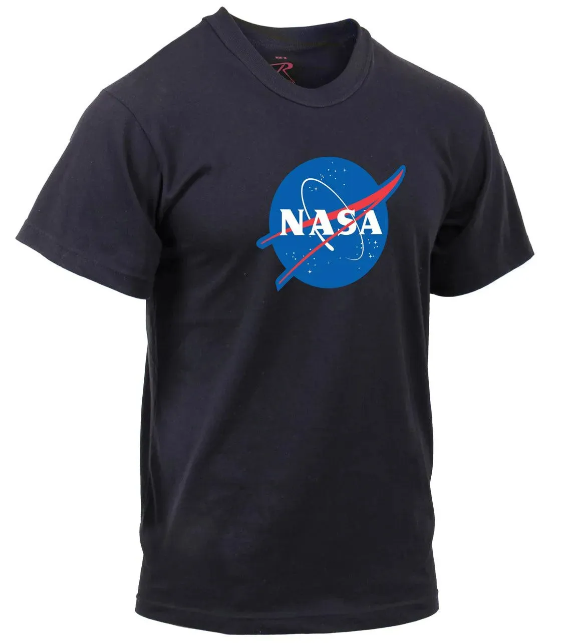 Men's NASA Meatball Logo T-Shirt — Black - Image 2