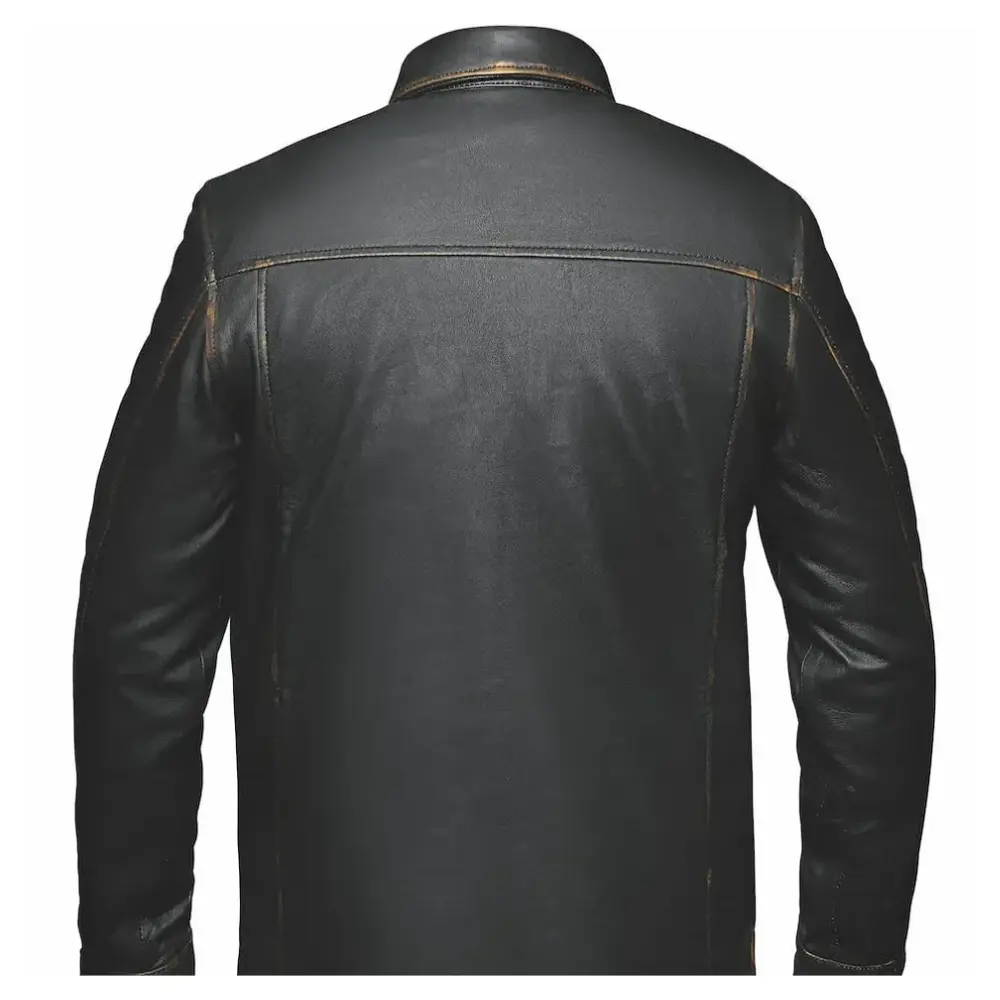 Durango - Mens Premium Leather Riding Shirt Jacket - Image 2
