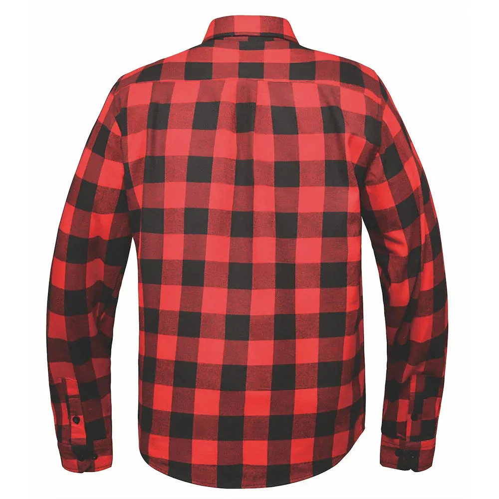 Men's Red and Black Flannel Shirt by DERRINGER Flannel Co. - Image 2
